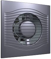 Вентилятор декоративный осевой DiCiTi Slim 4C D100 обратный клапан серый металл картинка